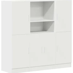 Keittiökaappisarja 3-osainen, tekninen puu, eri värejä (44334)*FinePRICE Outlet