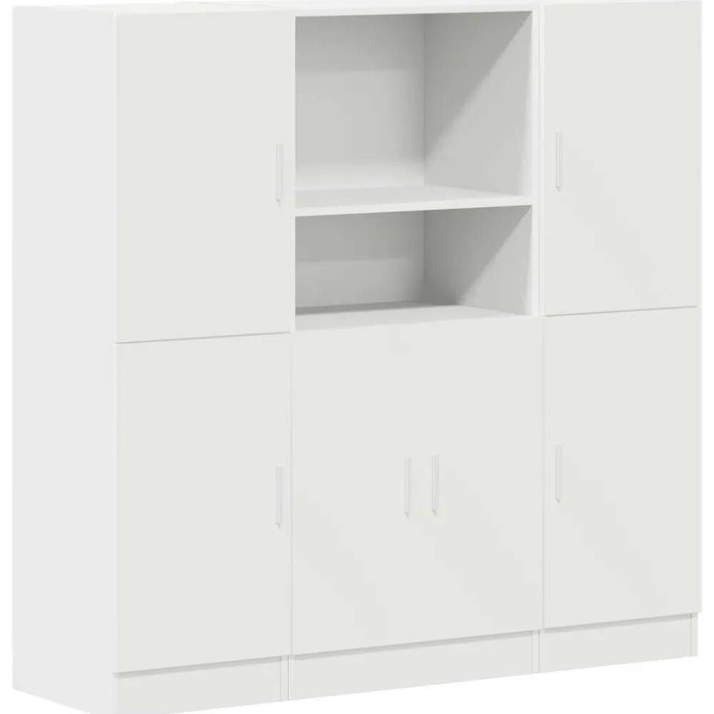 Keittiökaappisarja 3-osainen, tekninen puu, eri värejä (44334)*FinePRICE Outlet