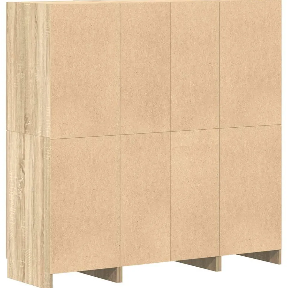 Keittiökaappisarja 3-osainen, tekninen puu, eri värejä (44334)*FinePRICE Outlet