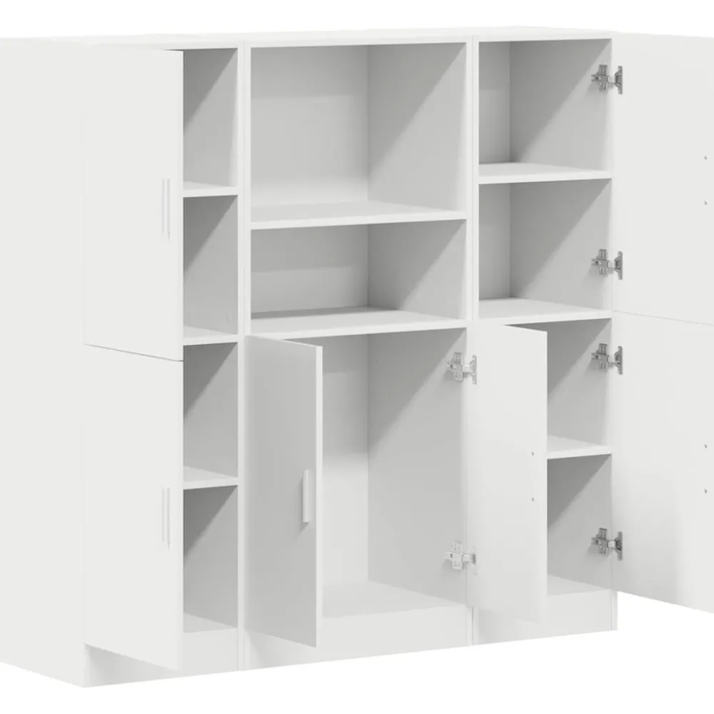 Keittiökaappisarja 3-osainen, tekninen puu, eri värejä (44334)*FinePRICE Outlet