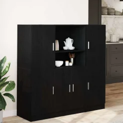 Keittiökaappisarja 3-osainen, tekninen puu, eri värejä (44334)*FinePRICE Outlet