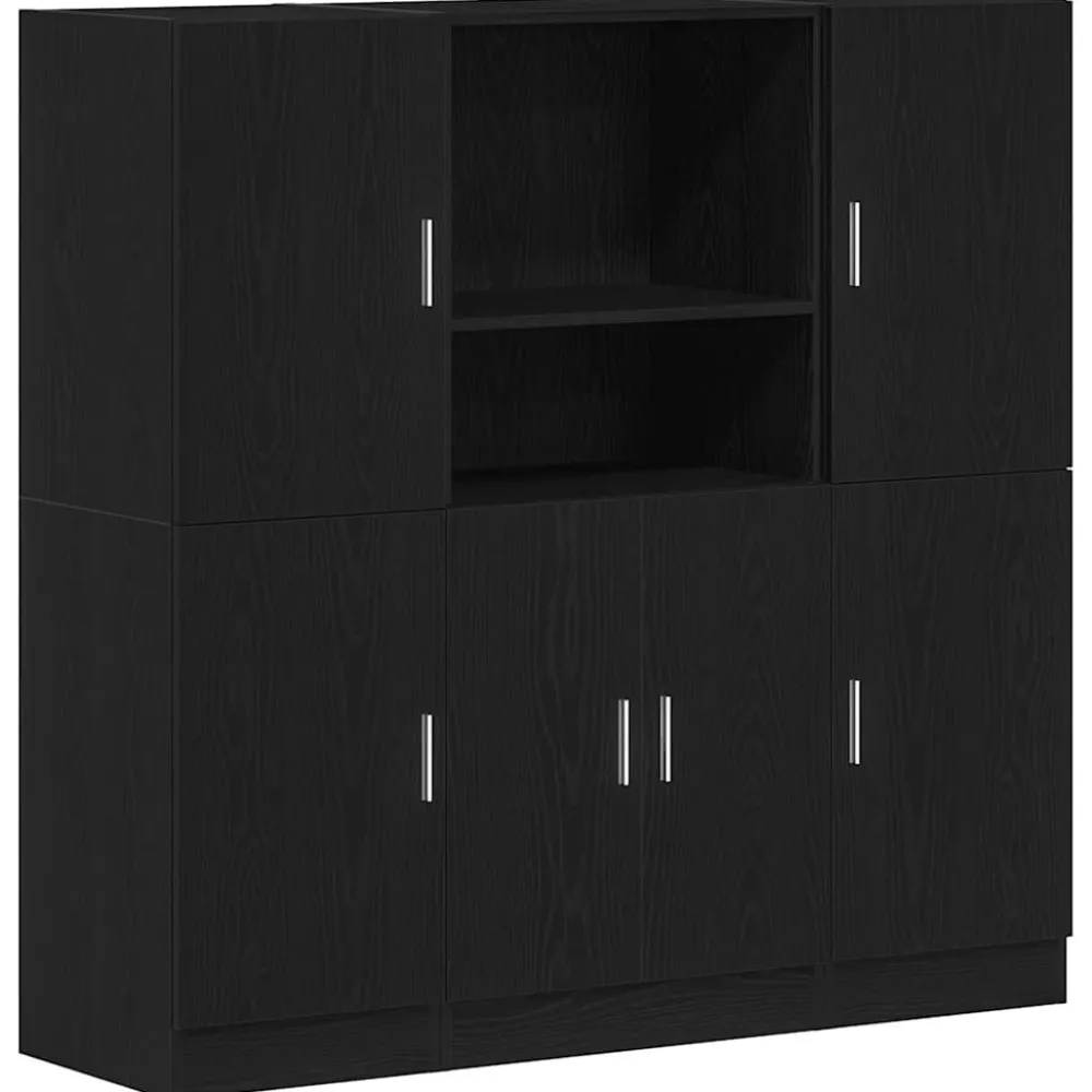 Keittiökaappisarja 3-osainen, tekninen puu, eri värejä (44334)*FinePRICE Outlet