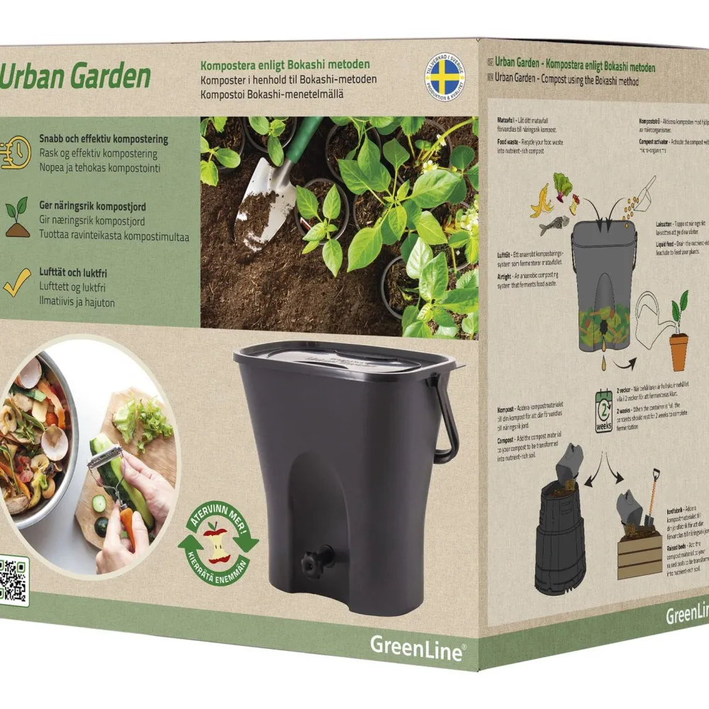 Keittiökomposti Urban Garden 2.0*Greenline Outlet