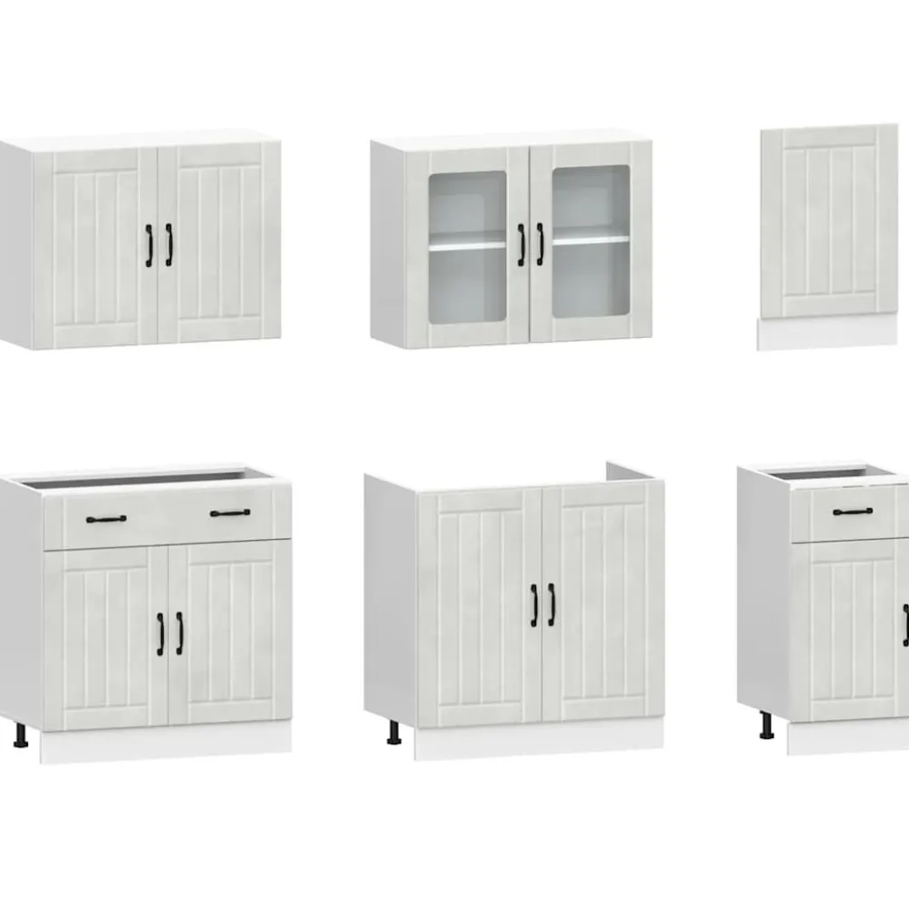 Keittiön kalustesarja, Kalmar, eri värejä (43816)*FinePRICE Discount