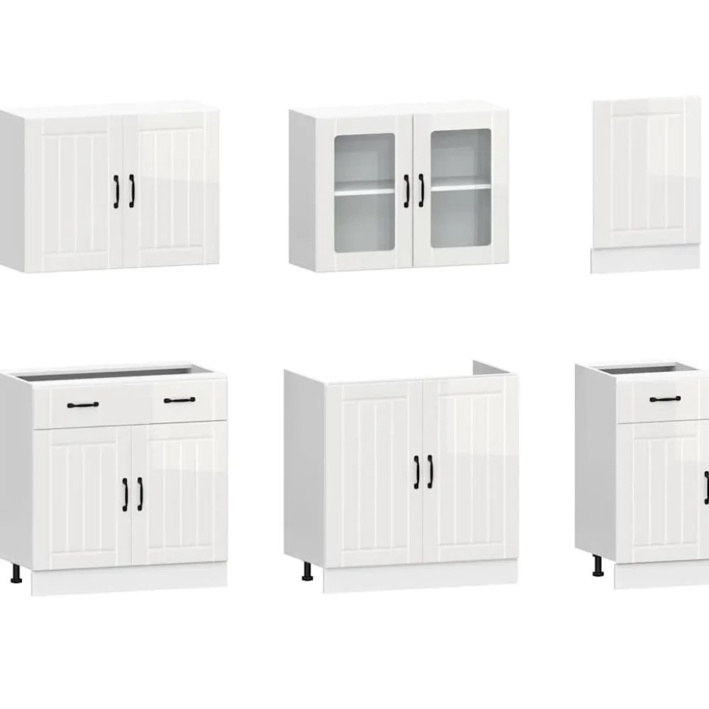 Keittiön kalustesarja, Kalmar, eri värejä (43816)*FinePRICE Discount