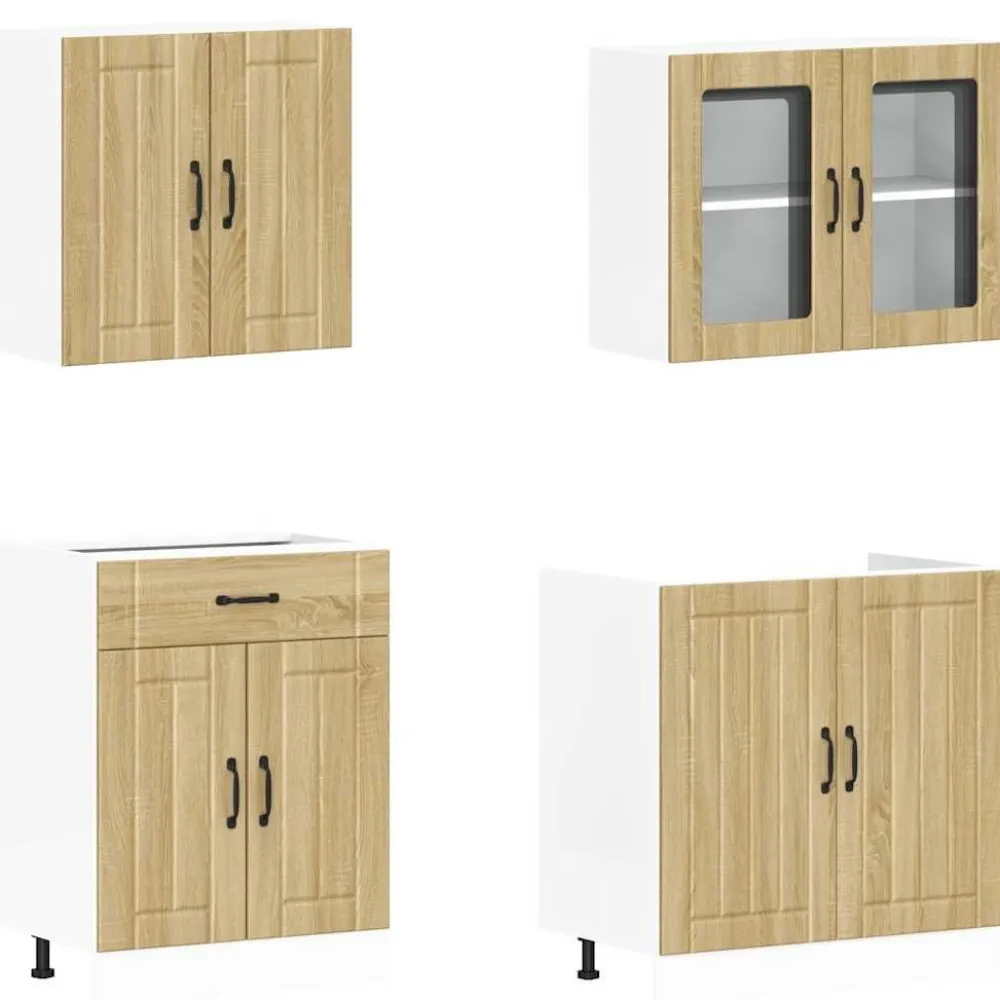 Keittiön kalustesarja 4-osainen Kalmar, eri värejä (43828)*FinePRICE Online
