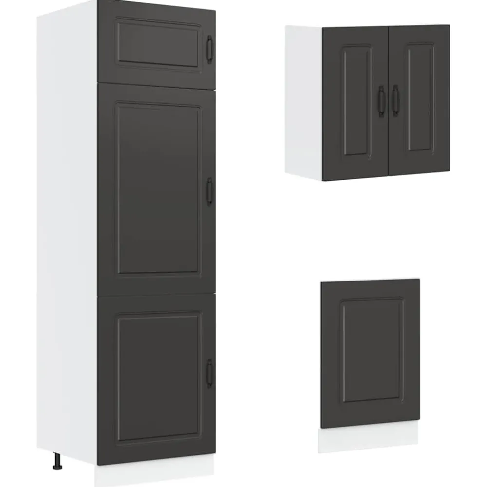 Keittiön kalustesarja 8-osainen, Kalmar, eri värejä (43821)*FinePRICE Outlet