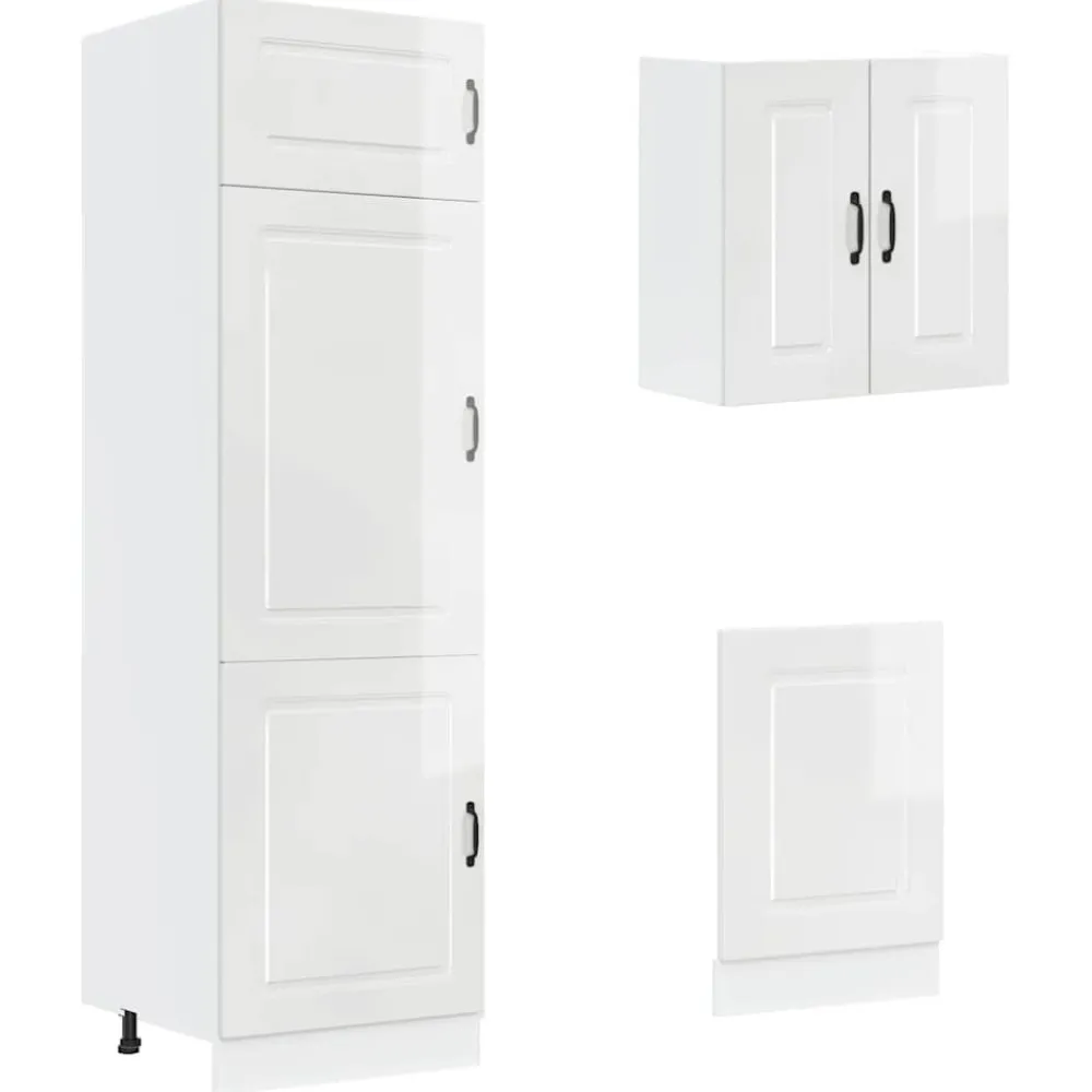 Keittiön kalustesarja 8-osainen, Kalmar, eri värejä (43821)*FinePRICE Outlet