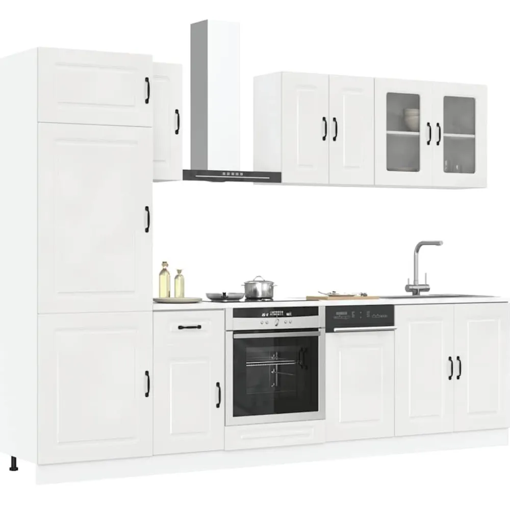Keittiön kalustesarja 8-osainen, Kalmar, eri värejä (43821)*FinePRICE Outlet