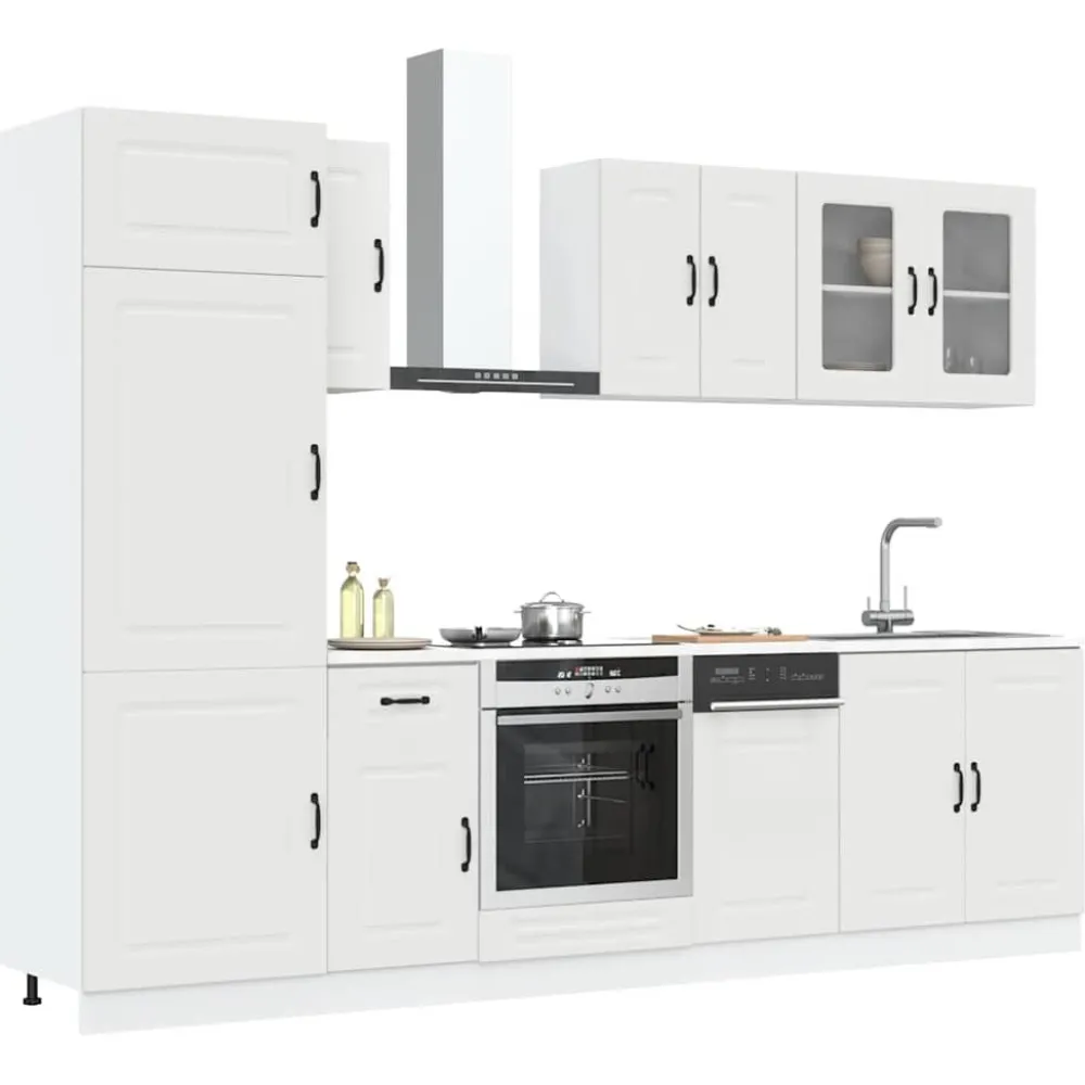 Keittiön kalustesarja 8-osainen, Kalmar, eri värejä (43821)*FinePRICE Outlet
