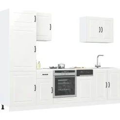 Keittiön kalustesarja 7-osainen Kalmar, suunniteltu puu, eri värejä (43818)*FinePRICE New