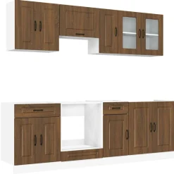 Keittiön kalustesarja 8-osainen Kalmar, eri värejä (43824)*FinePRICE Outlet