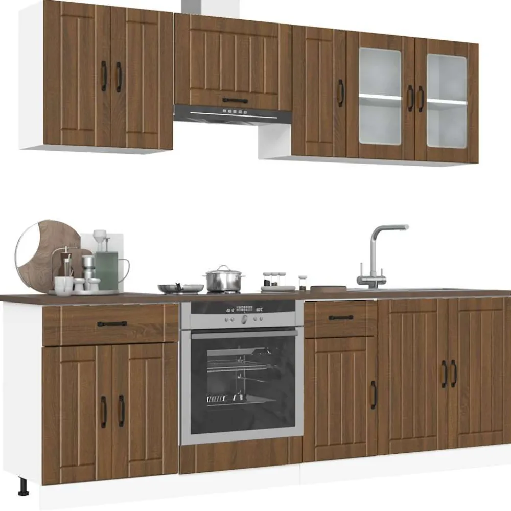 Keittiön kalustesarja, 8-osainen Kalmar, eri värejä (43825)*FinePRICE Discount