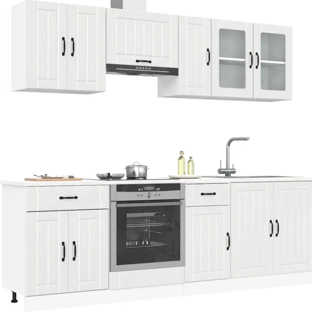 Keittiön kalustesarja, 8-osainen Kalmar, eri värejä (43825)*FinePRICE Discount