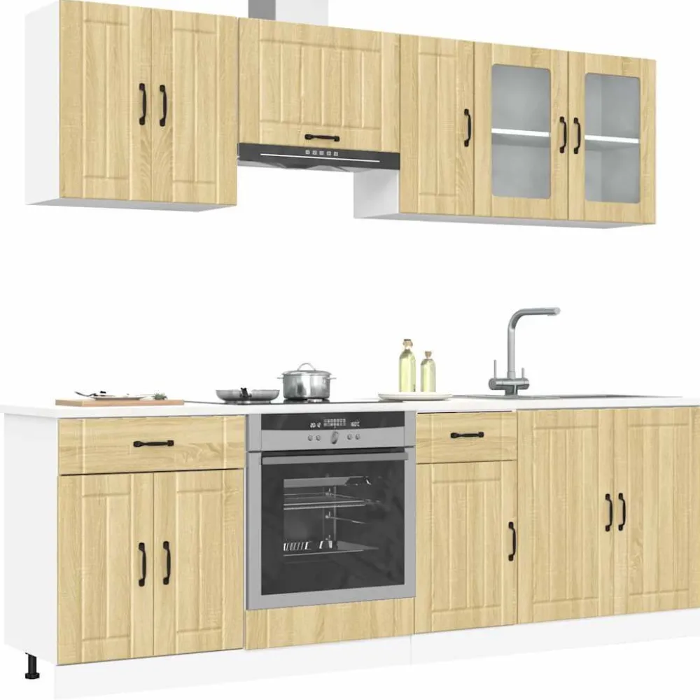 Keittiön kalustesarja, 8-osainen Kalmar, eri värejä (43825)*FinePRICE Discount
