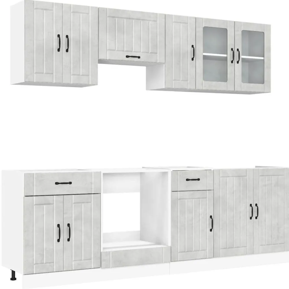 Keittiön kalustesarja, 8-osainen Kalmar, eri värejä (43825)*FinePRICE Discount