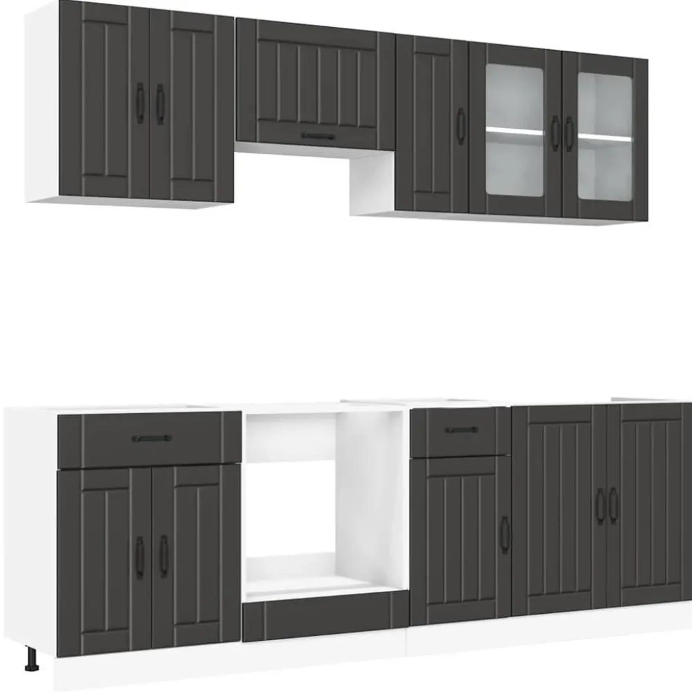 Keittiön kalustesarja, 8-osainen Kalmar, eri värejä (43825)*FinePRICE Discount