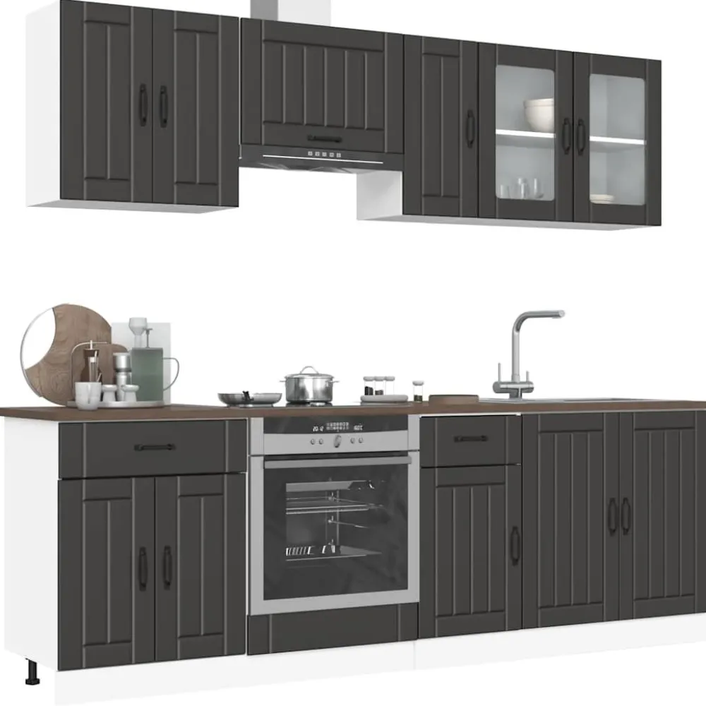 Keittiön kalustesarja, 8-osainen Kalmar, eri värejä (43825)*FinePRICE Discount