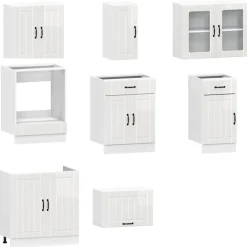 Keittiön kalustesarja, 8-osainen Kalmar, eri värejä (43825)*FinePRICE Discount