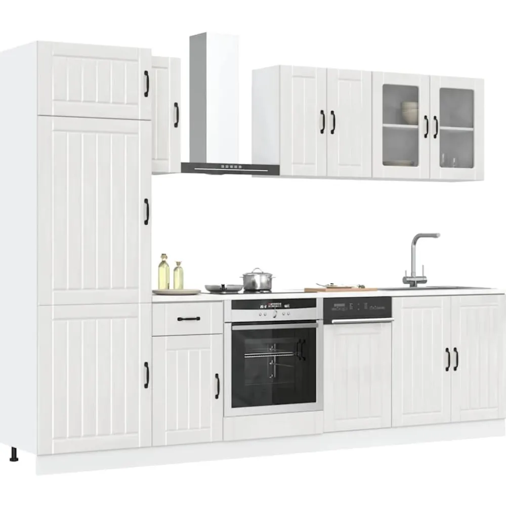 Keittiön kalustesarja 8-osainen Kalmar, eri värejä (43822)*FinePRICE Sale