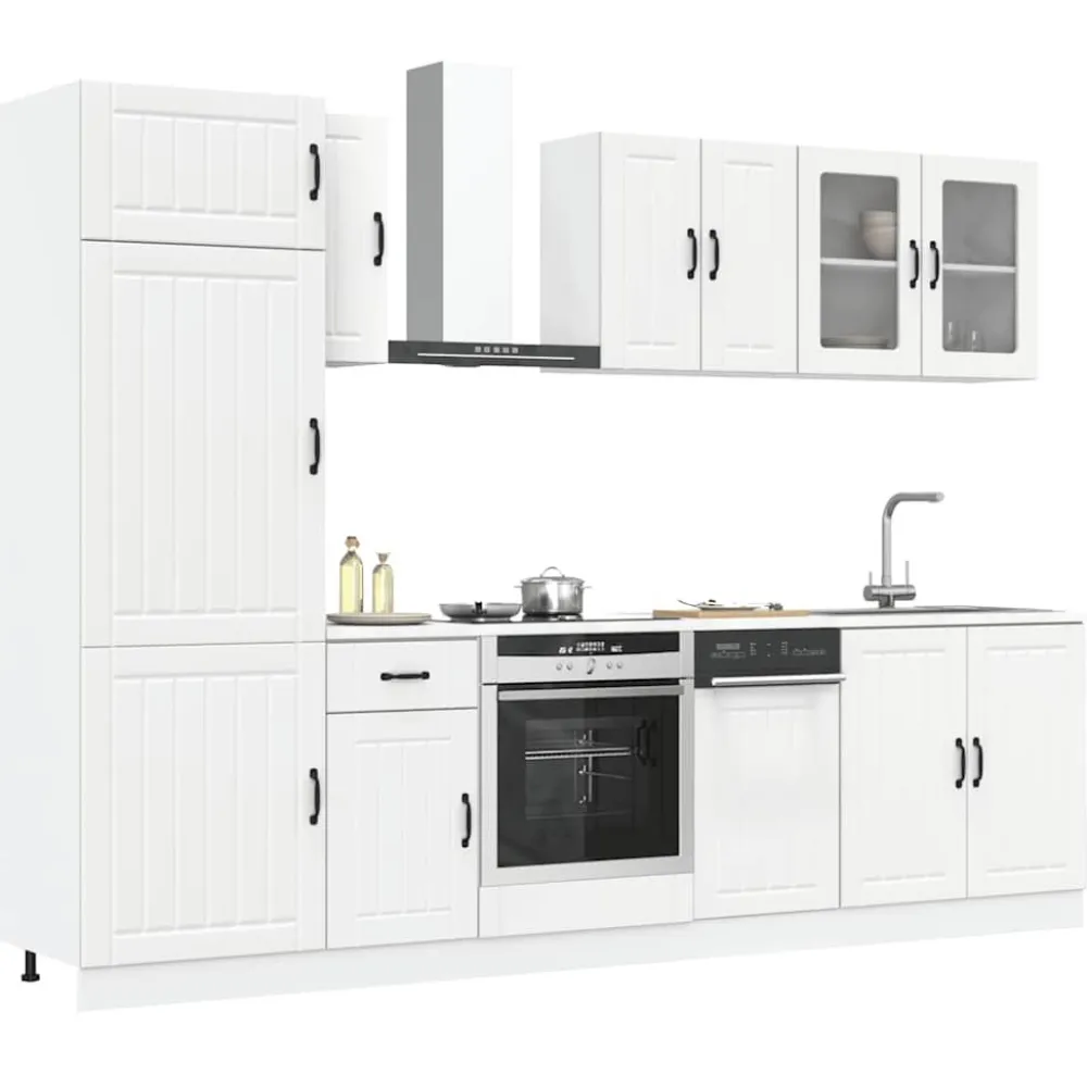 Keittiön kalustesarja 8-osainen Kalmar, eri värejä (43822)*FinePRICE Sale
