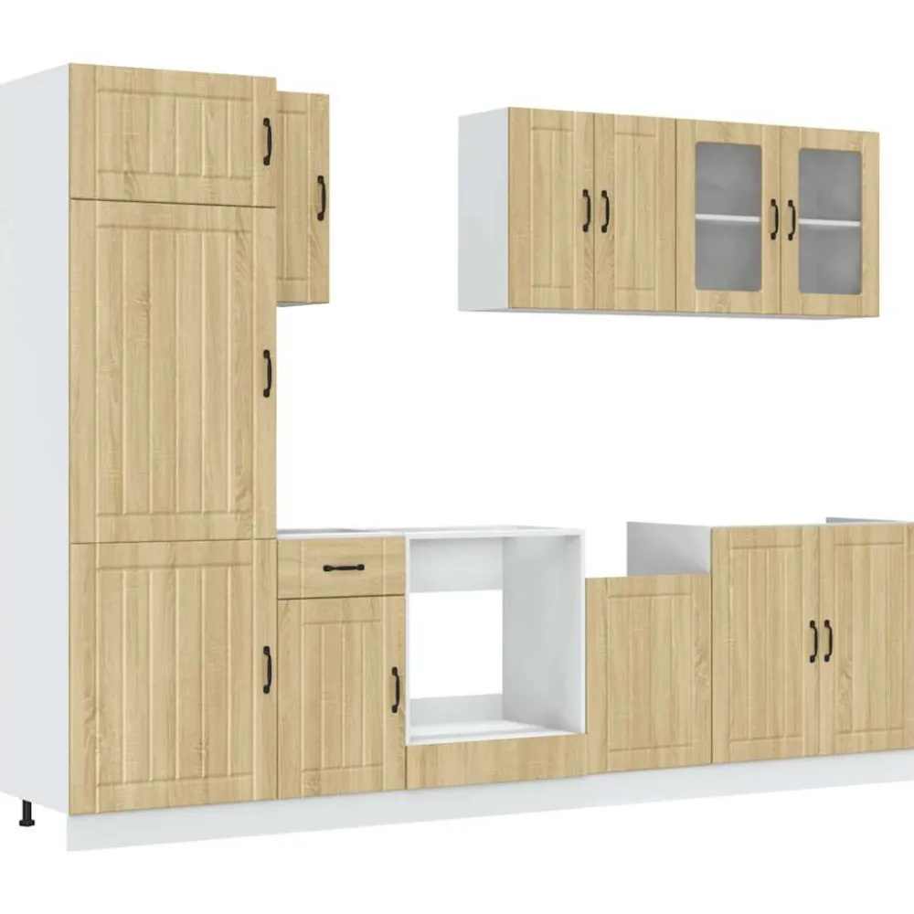 Keittiön kalustesarja 8-osainen Kalmar, eri värejä (43822)*FinePRICE Sale