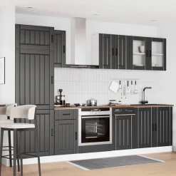 Keittiön kalustesarja 8-osainen Kalmar, eri värejä (43822)*FinePRICE Sale