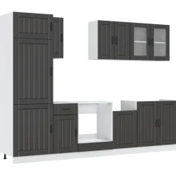 Keittiön kalustesarja 8-osainen Kalmar, eri värejä (43822)*FinePRICE Sale