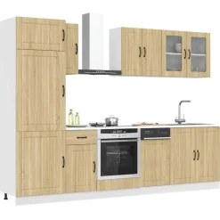 Keittiön kalustesarja 8-osainen Kalmar, eri värejä (43822)*FinePRICE Sale