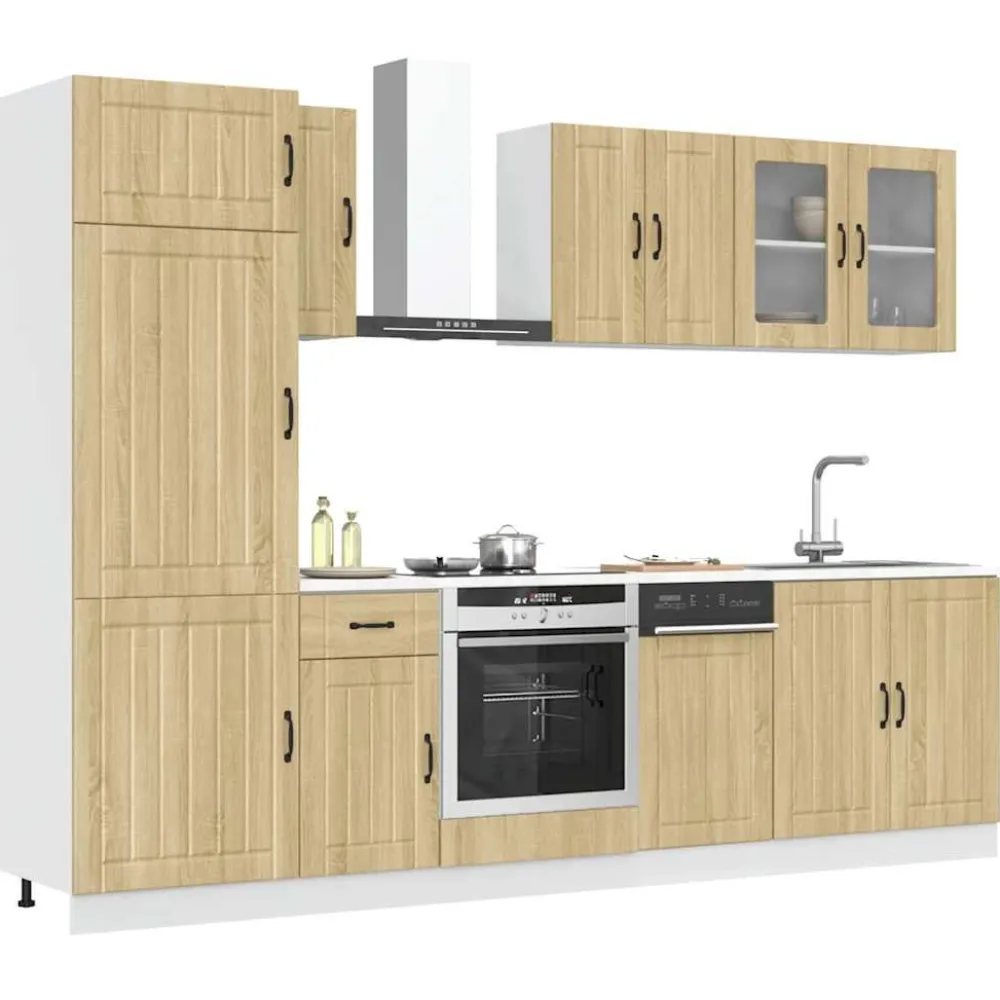 Keittiön kalustesarja 8-osainen Kalmar, eri värejä (43822)*FinePRICE Sale