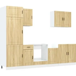 Keittiön kalustesarja 7-osainen Kalmar, eri värejä (43820)*FinePRICE Outlet