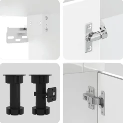 Outlet Keittiön kalustesarja 4-osainen Kalmar, eri värejä (43829) Valmiskeittiöt