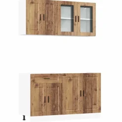 Outlet Keittiön kalustesarja 4-osainen Kalmar, eri värejä (43829) Valmiskeittiöt