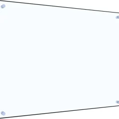 Sale Keittiön roiskesuoja läpinäkyvä 80x60 cm karkaistu lasi Keittiötasot Ja Välitilat