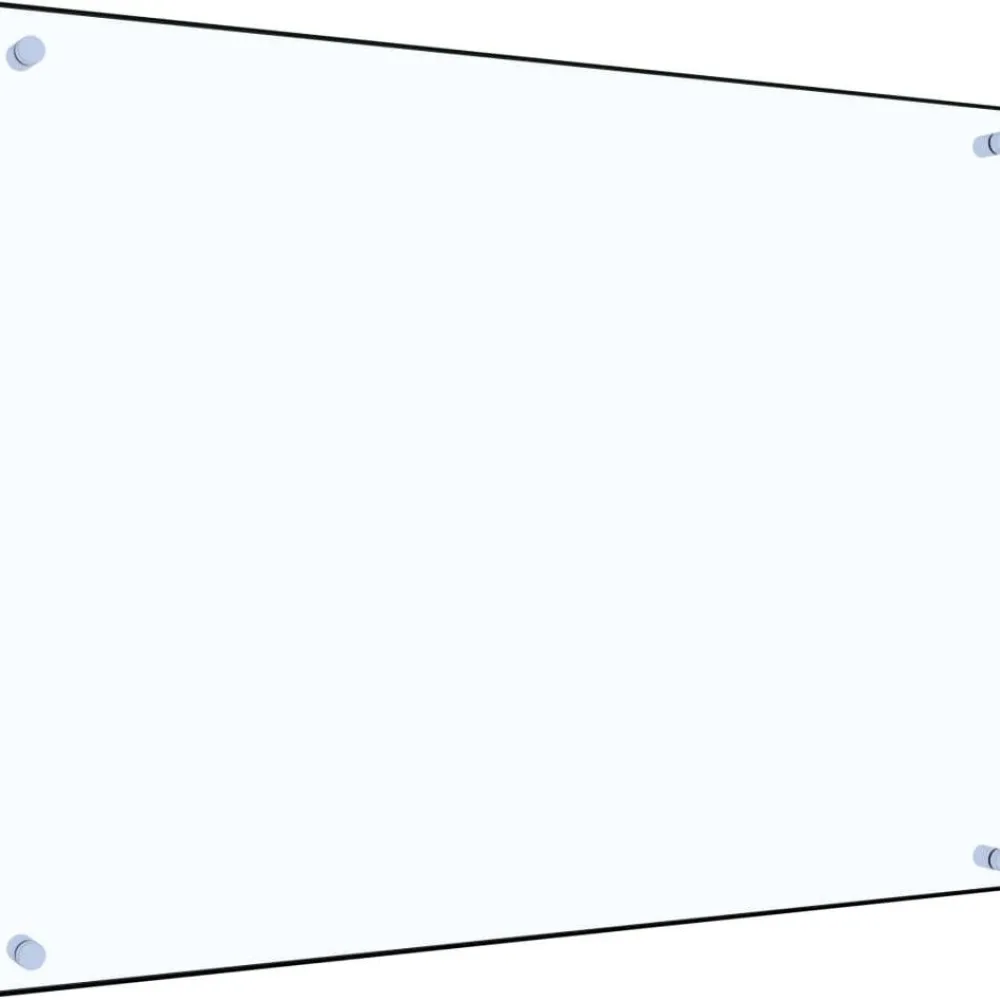 Sale Keittiön roiskesuoja läpinäkyvä 80x60 cm karkaistu lasi Keittiötasot Ja Välitilat