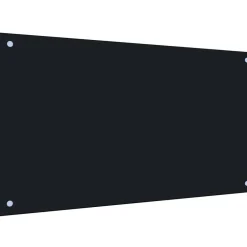 Discount Keittiön roiskesuoja musta 90x50 cm karkaistu lasi Keittiötasot Ja Välitilat