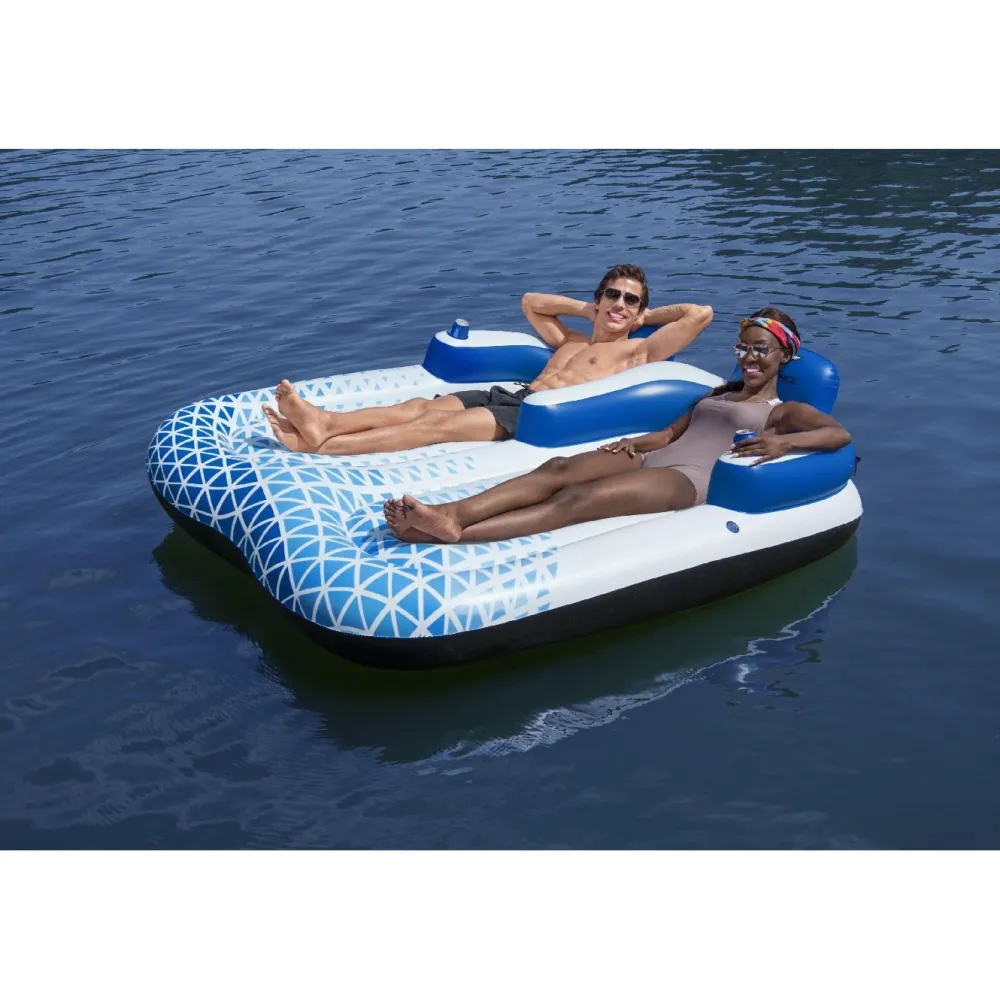 Kelluntalautta Hydro-Force Indigo Wave Double Lounge, 183x176cm*Bestway Hot