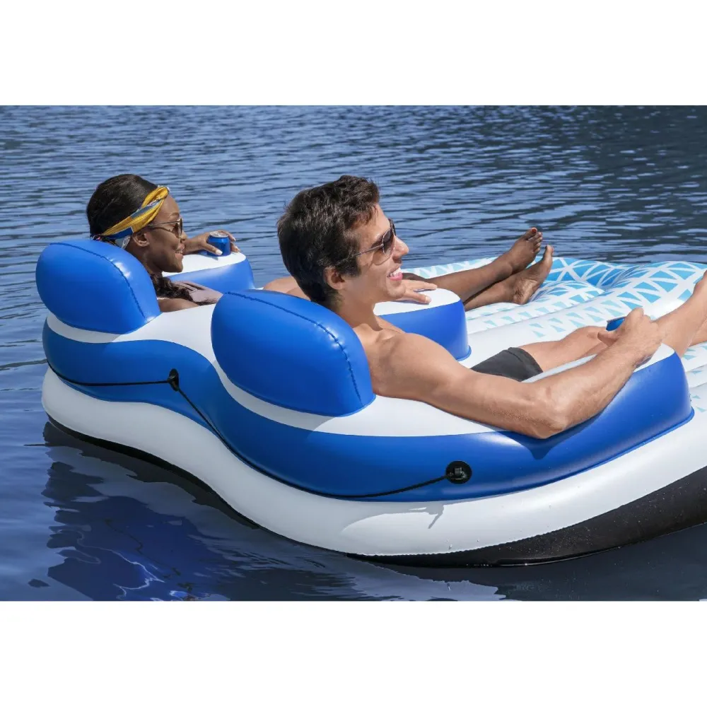 Kelluntalautta Hydro-Force Indigo Wave Double Lounge, 183x176cm*Bestway Hot