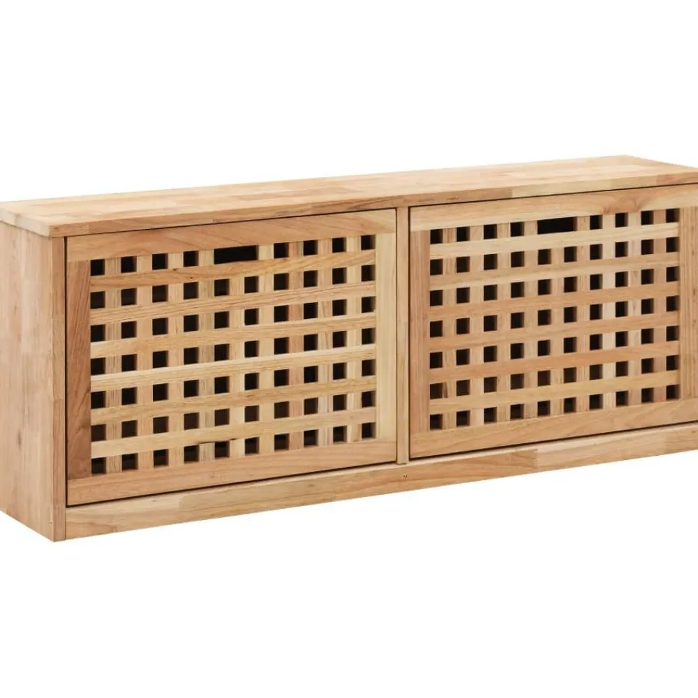 Sale Kenkäkaappi penkki 94x20x38 cm pähkinäpuu Eteiskalusteet