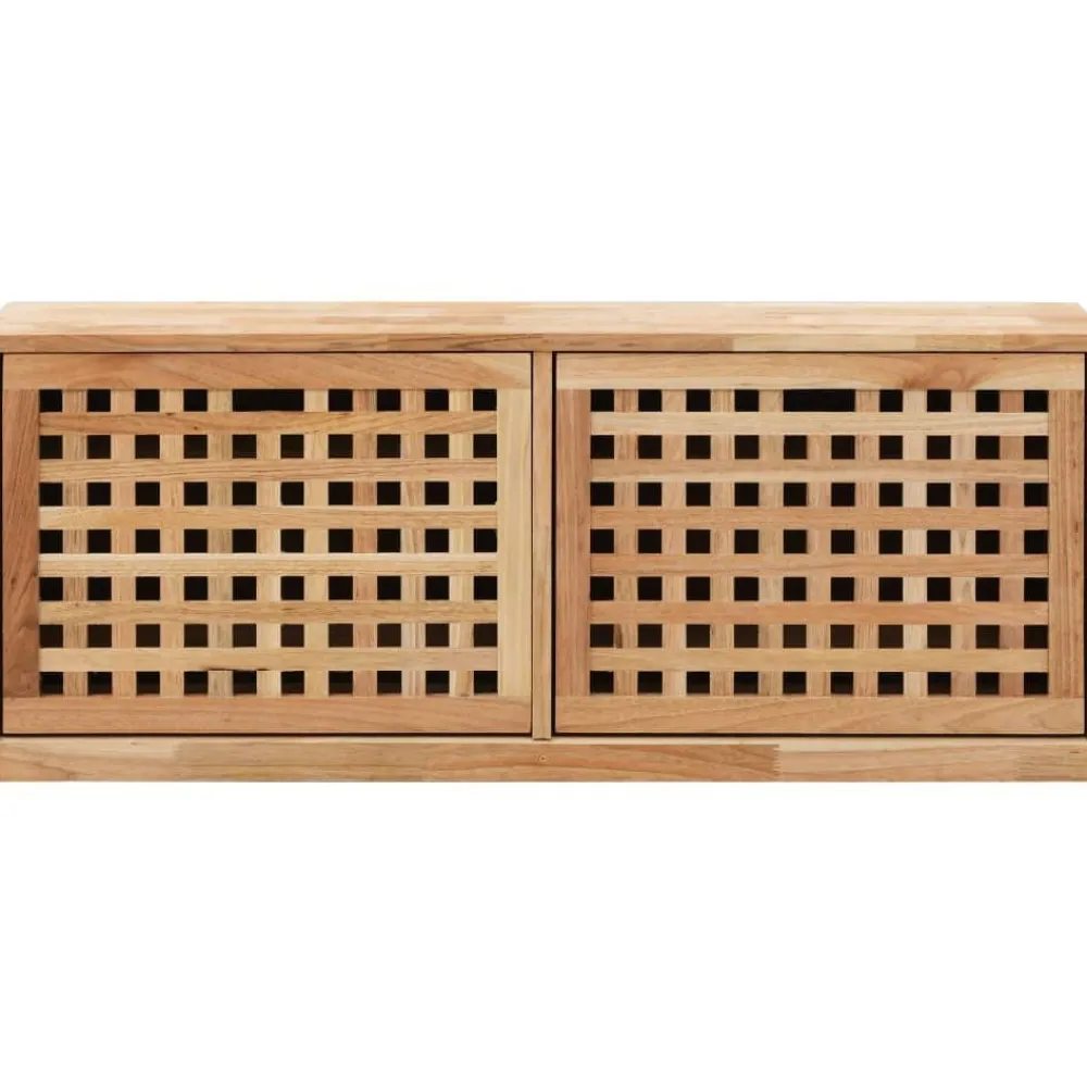 Sale Kenkäkaappi penkki 94x20x38 cm pähkinäpuu Eteiskalusteet