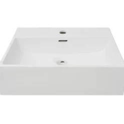 Keraaminen pesuallas hanareiällä 51,5x38,5x15 cm Valkoinen*FinePRICE Discount