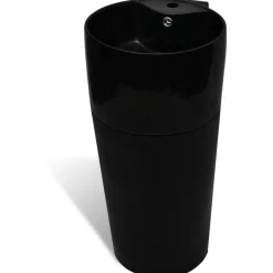 Keraaminen Seisova Kylpyhuoneen Pesuallas Hanareiällä Pyöreä*FinePRICE New