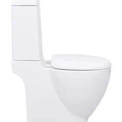 Best Keraaminen WC-istuin pyöreä veden virtaus takaa valkoinen Wc-Istuimet, Viemäröinti Taakse (P-Lukko)