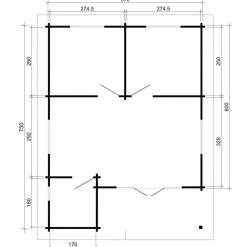 Kesämökki Alberta 1, 30m²*Skan Holz Online
