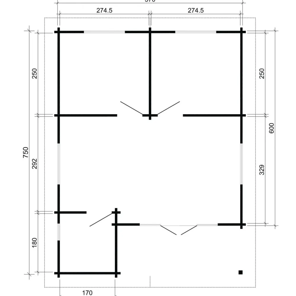 Kesämökki Alberta 1, 30m²*Skan Holz Online