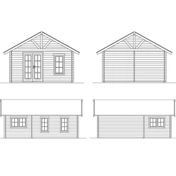 Kesämökki Bern 4, 27.7m²*Skan Holz Online