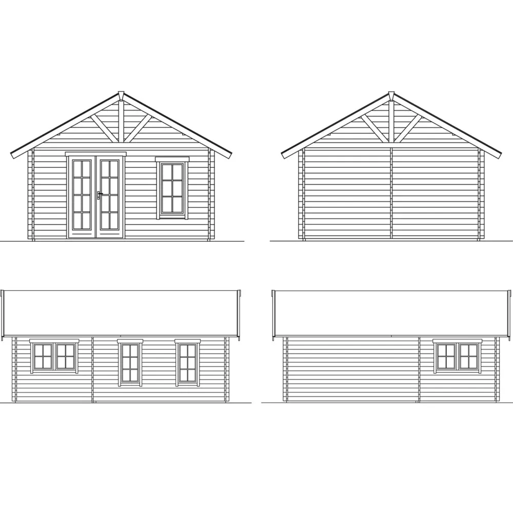 Kesämökki Bern 4, 27.7m²*Skan Holz Online