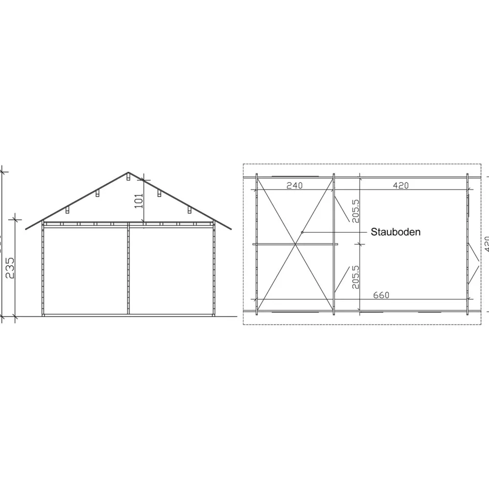 Kesämökki Bern 4, 27.7m²*Skan Holz Online