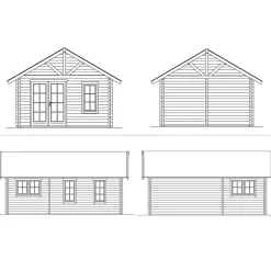 Kesämökki Toronto 4, 27.7m²*Skan Holz Hot