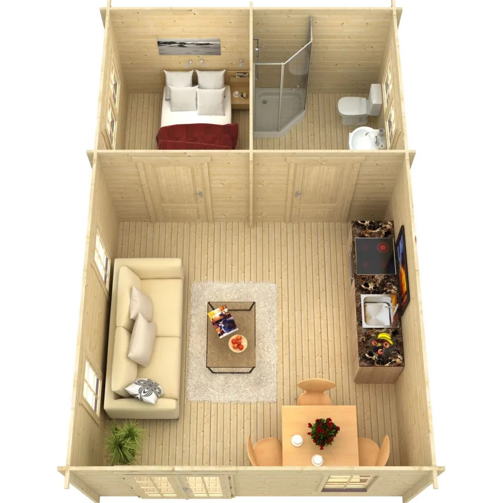 Kesämökki Toronto 4, 27.7m²*Skan Holz Hot